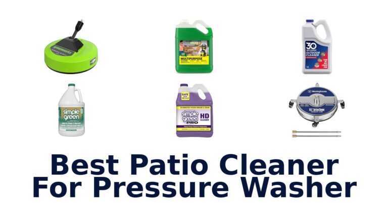 best patio cleaner for pressure washer