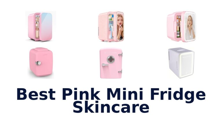 best pink mini fridge skincare