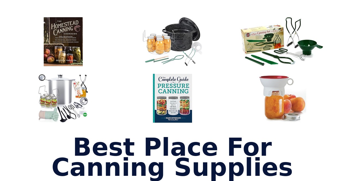 best place for canning supplies