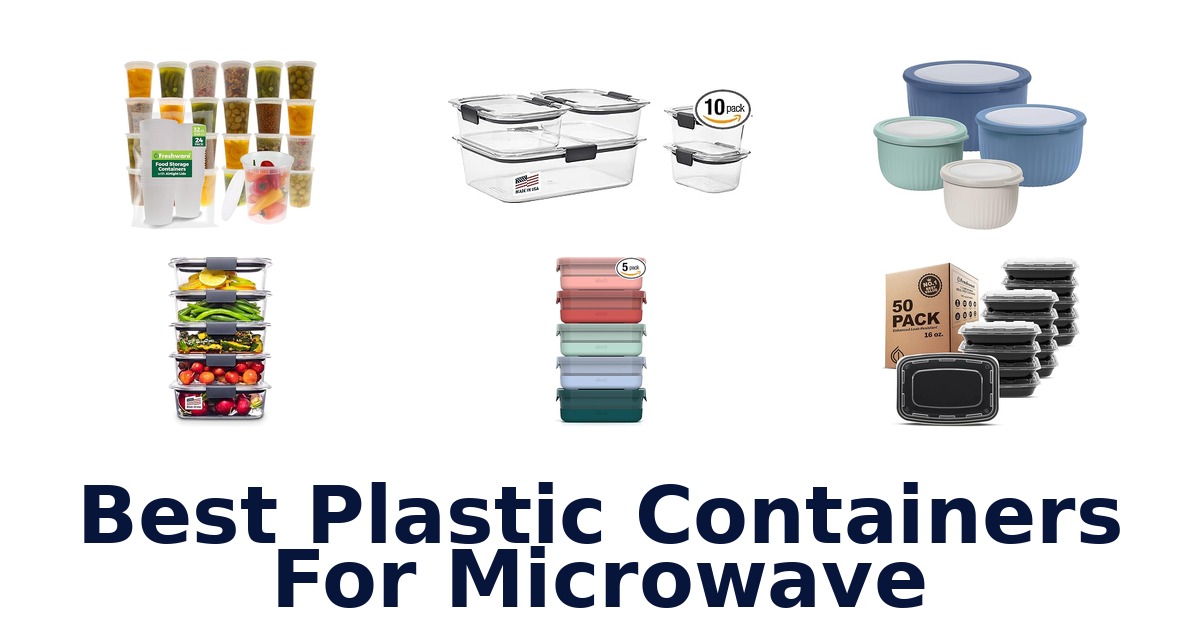 best plastic containers for microwave