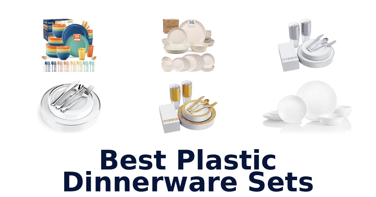 best plastic dinnerware sets
