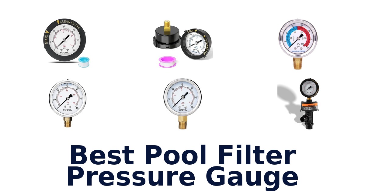 best pool filter pressure gauge