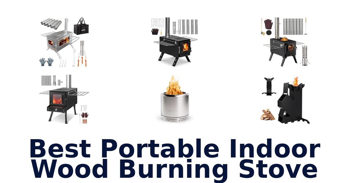 best portable indoor wood burning stove