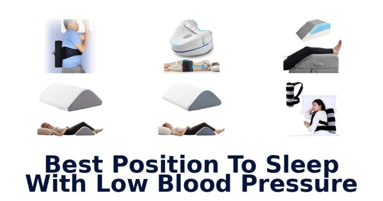 best position to sleep with low blood pressure