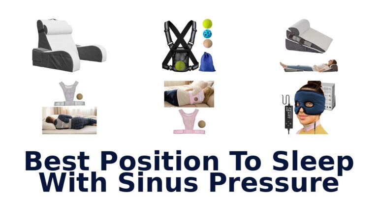 best position to sleep with sinus pressure