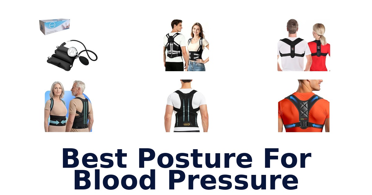 best posture for blood pressure
