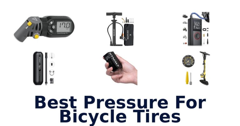 best pressure for bicycle tires