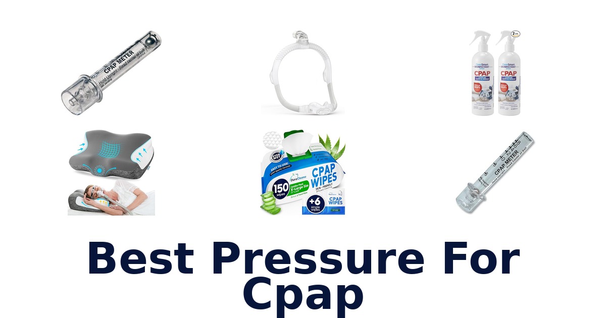 best pressure for cpap