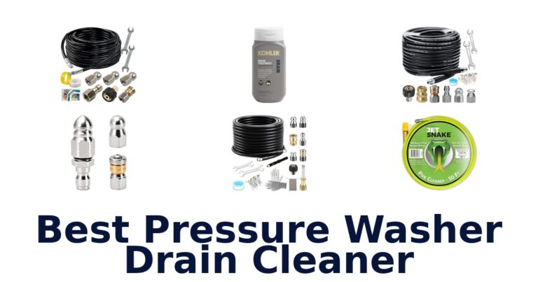 best pressure washer drain cleaner