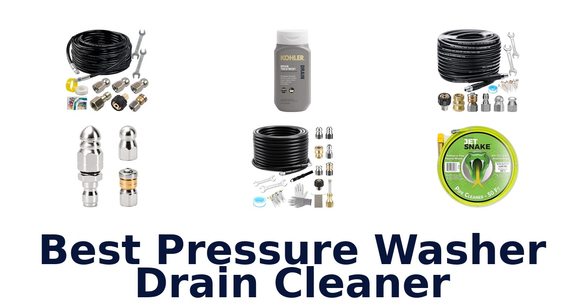 best pressure washer drain cleaner