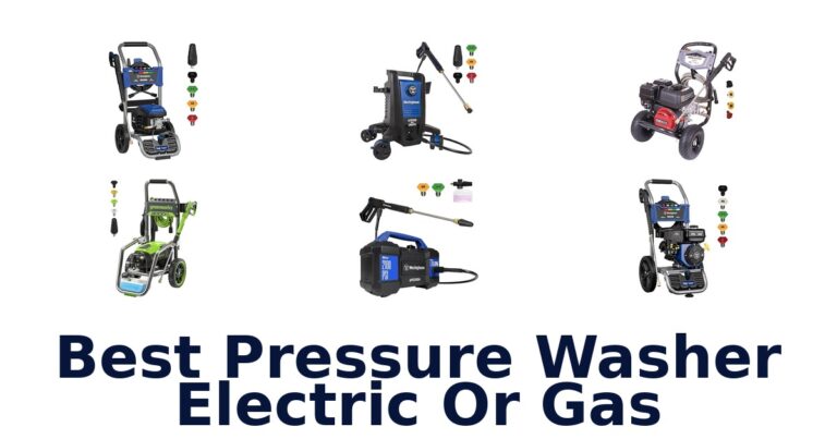 best pressure washer electric or gas