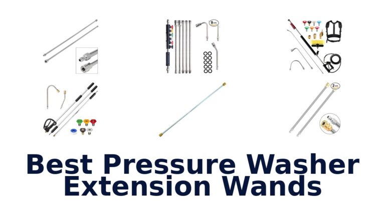 best pressure washer extension wands