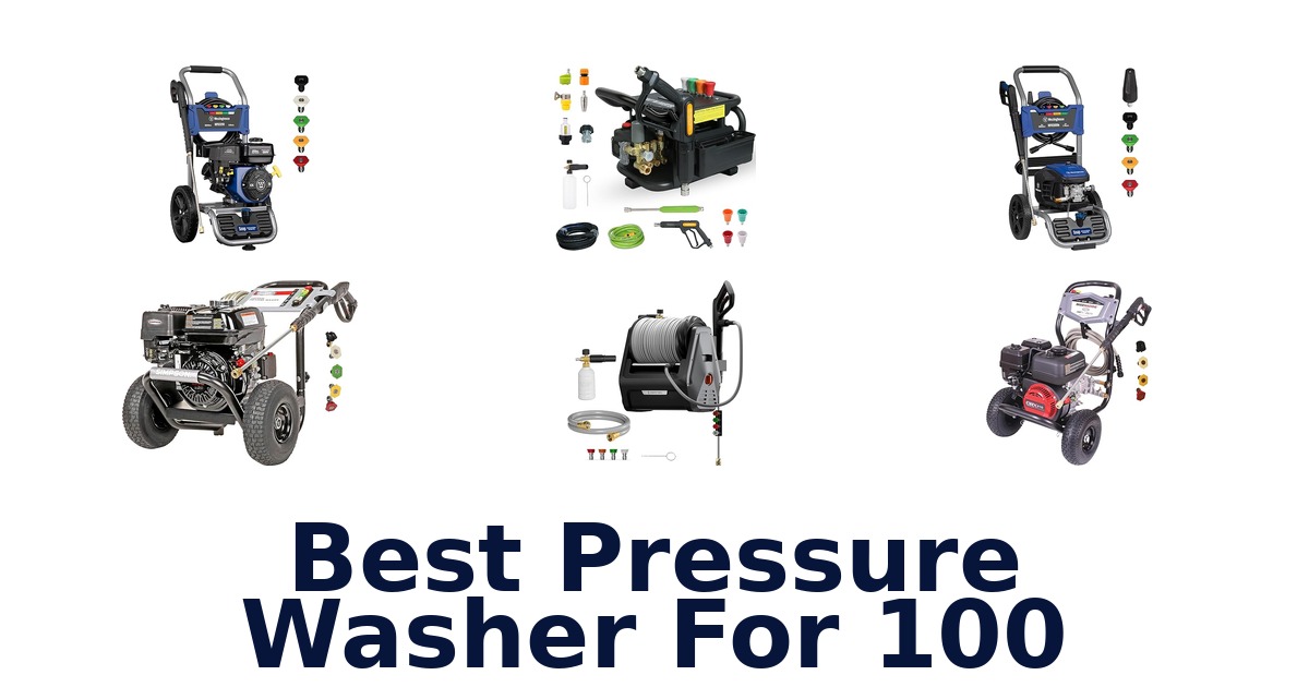 best pressure washer for 100