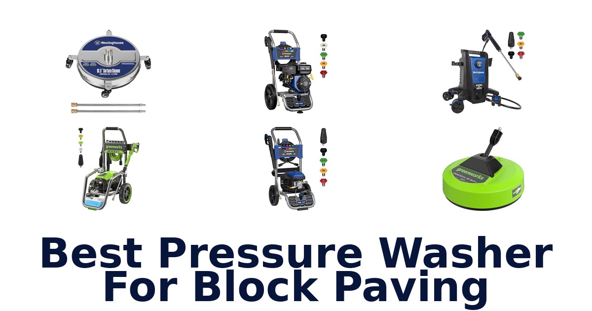 best pressure washer for block paving