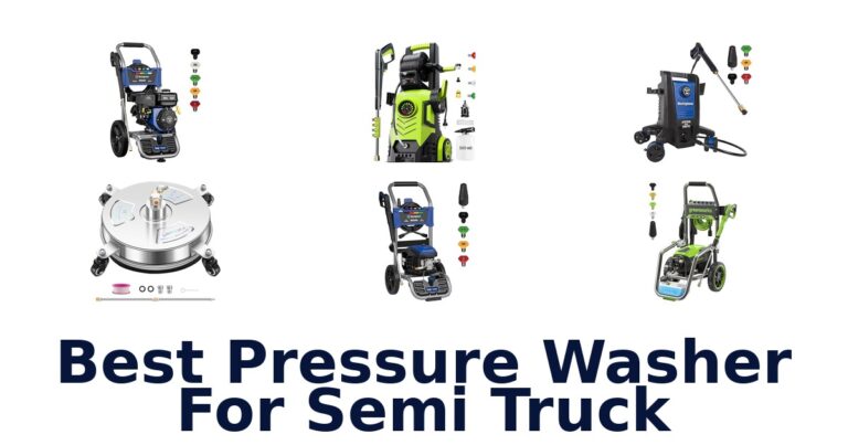 best pressure washer for semi truck