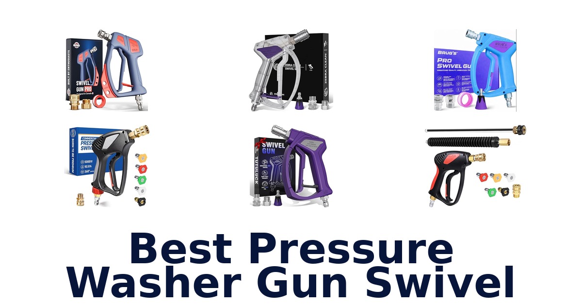 best pressure washer gun swivel