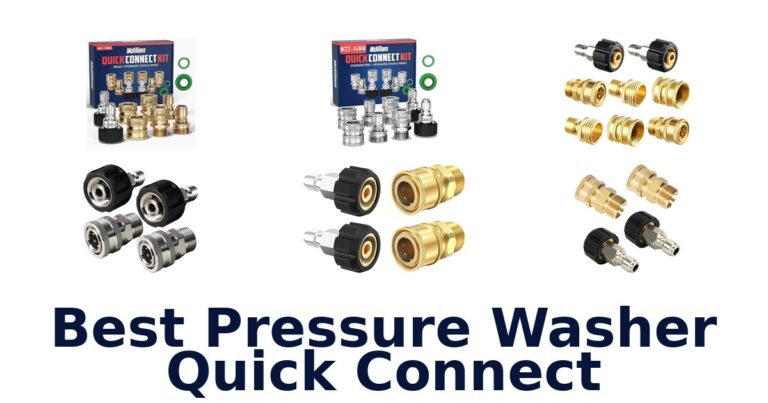 best pressure washer quick connect