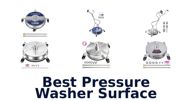 best pressure washer surface