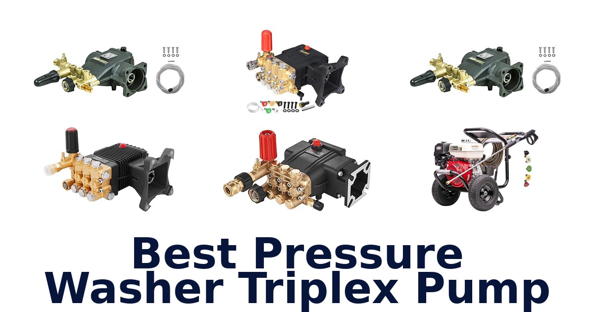 best pressure washer triplex pump