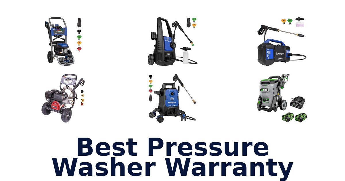 best pressure washer warranty