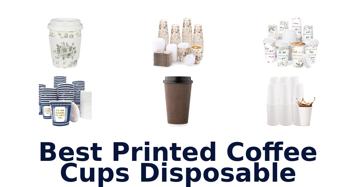 best printed coffee cups disposable