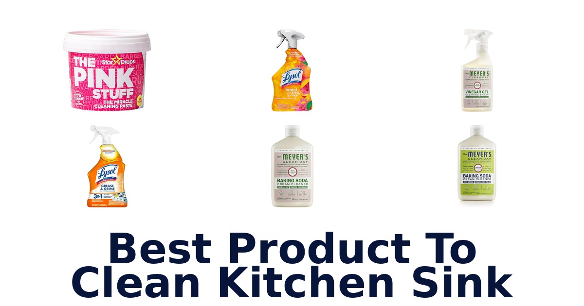 best product to clean kitchen sink