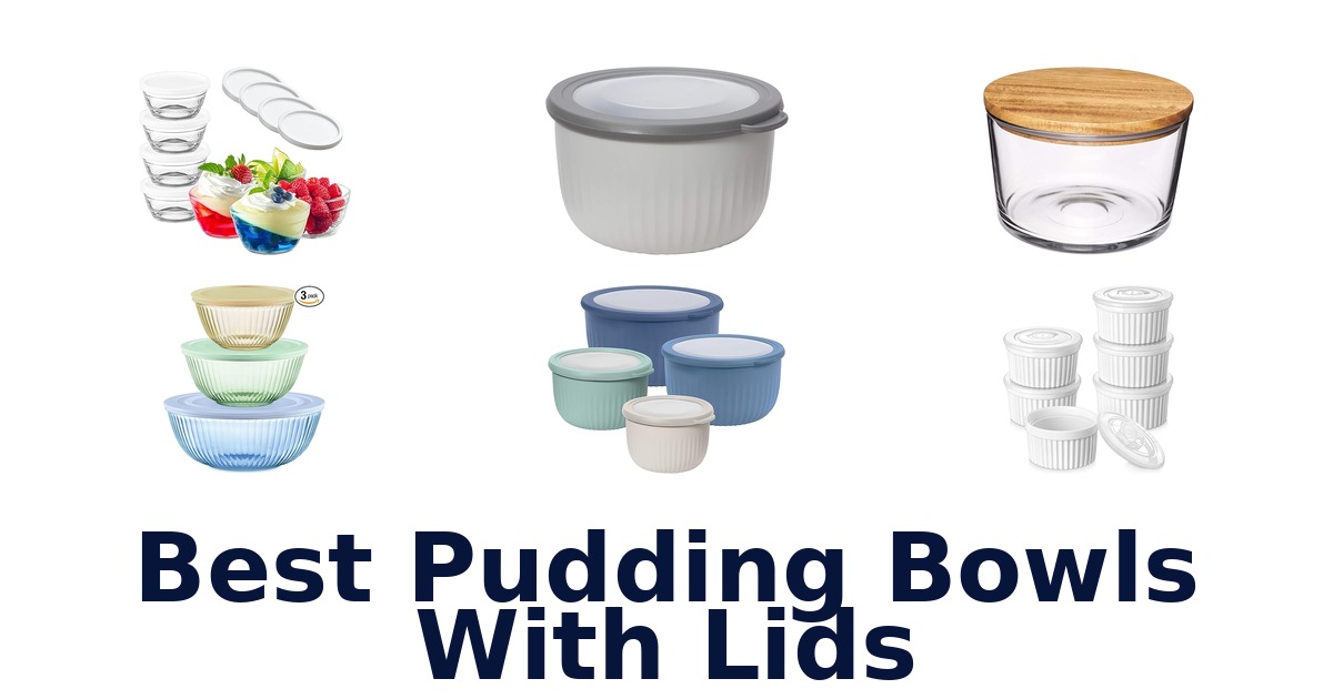 best pudding bowls with lids