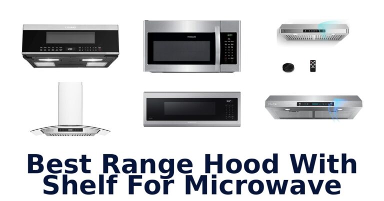 best range hood with shelf for microwave