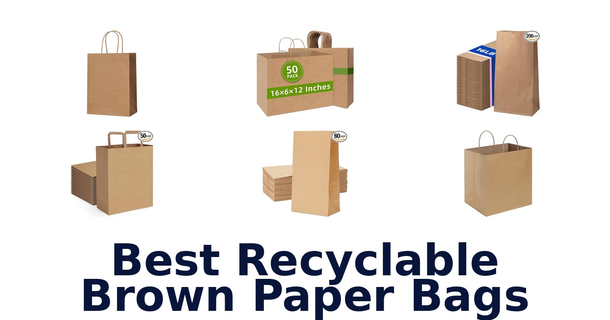 best recyclable brown paper bags