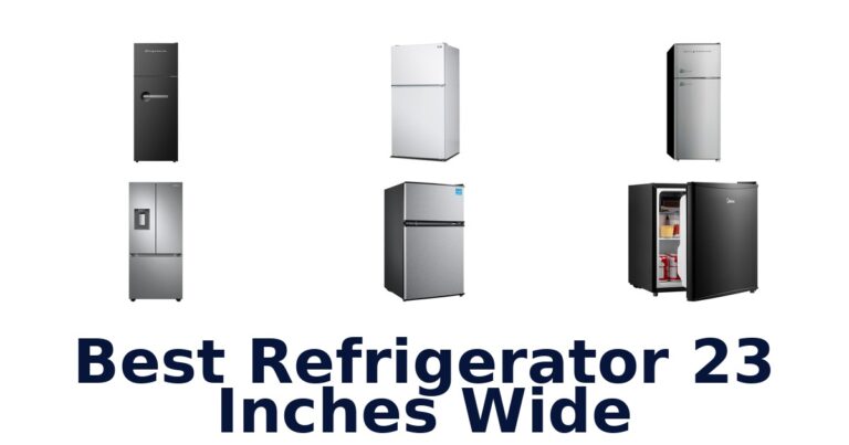 best refrigerator 23 inches wide
