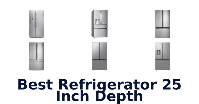 best refrigerator 25 inch depth