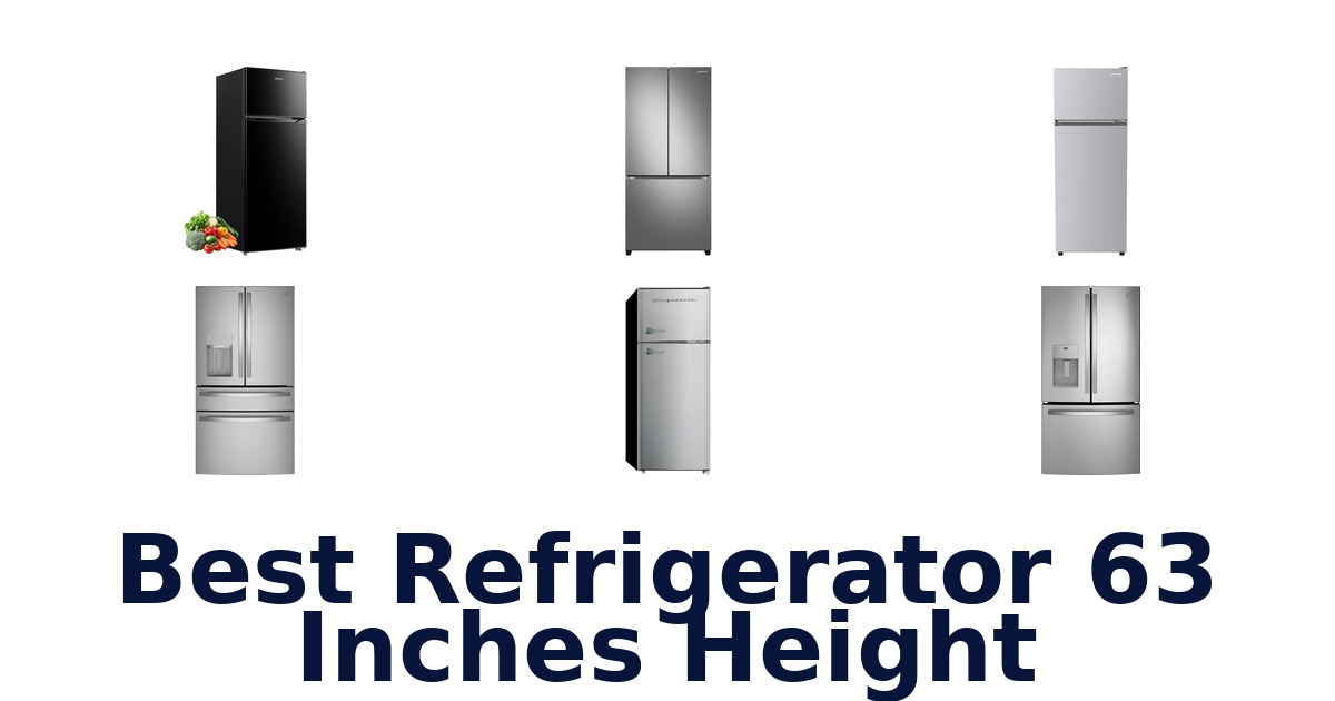 best refrigerator 63 inches height