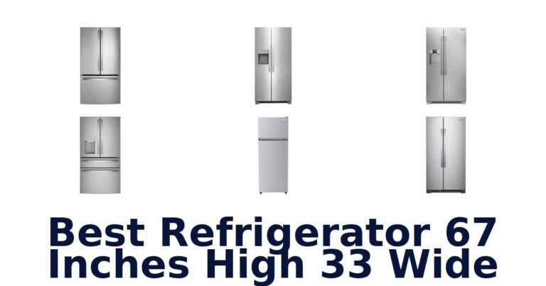 best refrigerator 67 inches high 33 wide