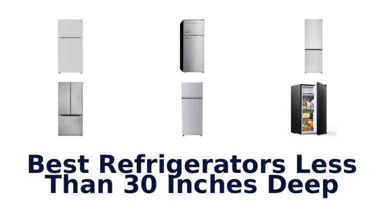 best refrigerators less than 30 inches deep