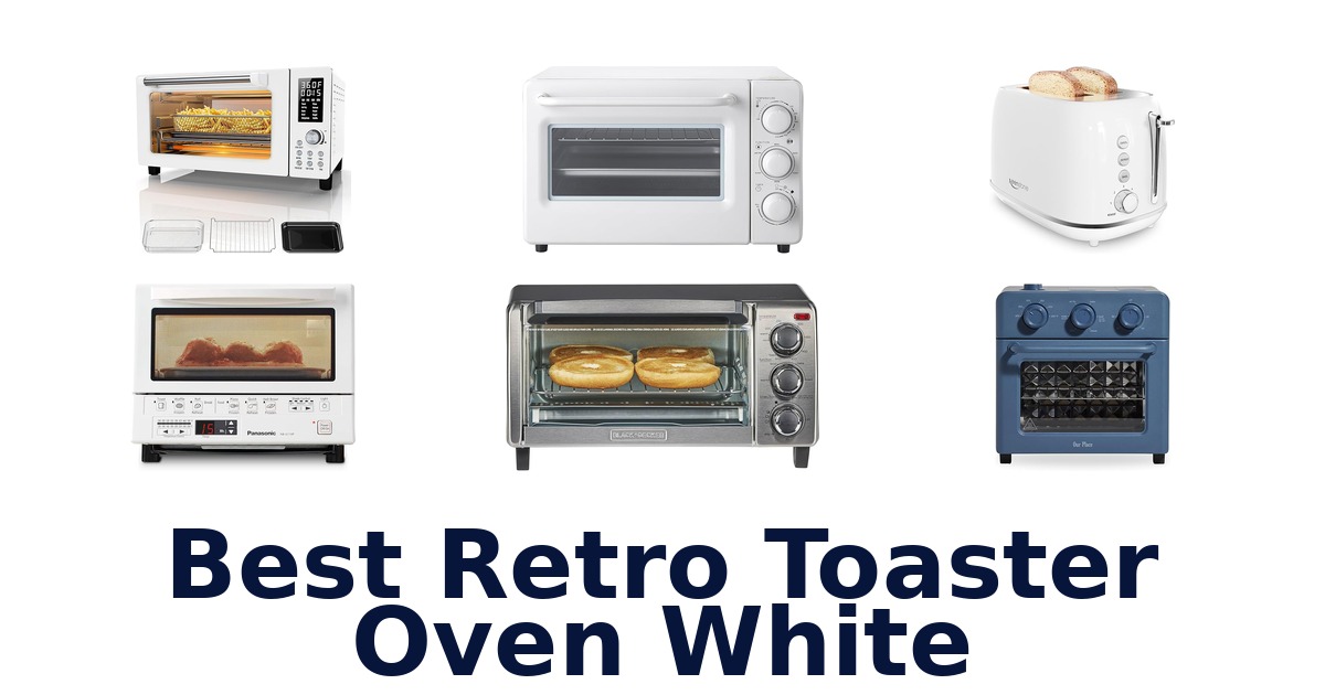 best retro toaster oven white