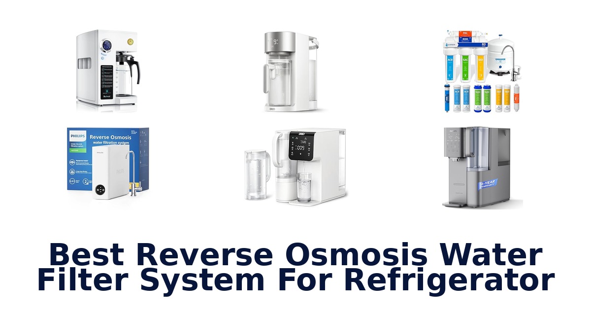 best reverse osmosis water filter system for refrigerator