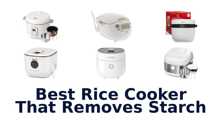 best rice cooker that removes starch