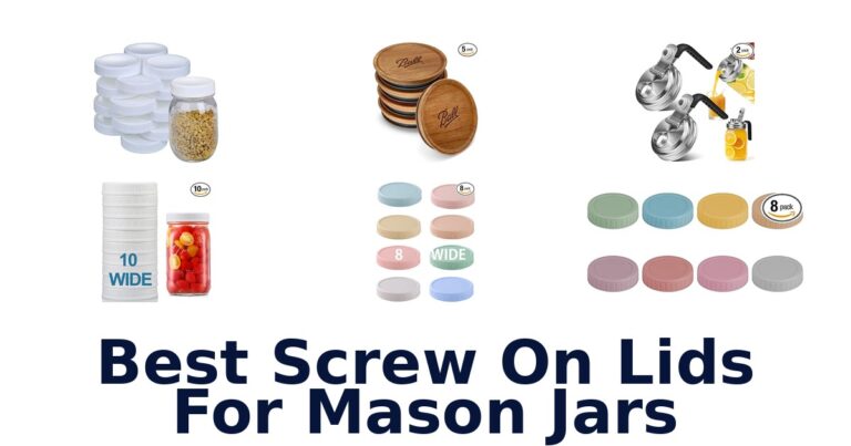 best screw on lids for mason jars