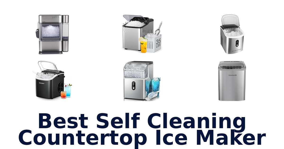 best self cleaning countertop ice maker