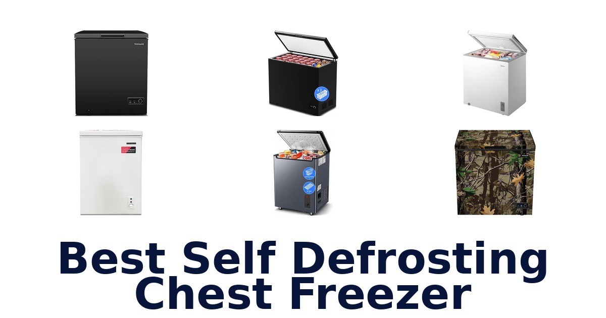 best self defrosting chest freezer