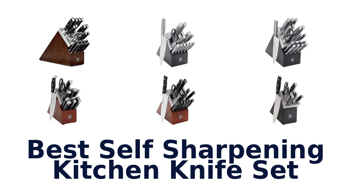 best self sharpening kitchen knife set