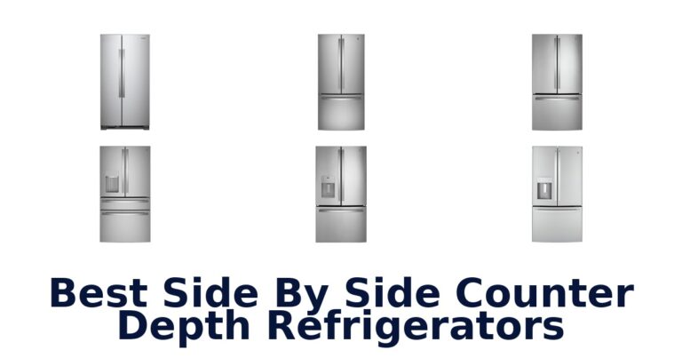 best side by side counter depth refrigerators