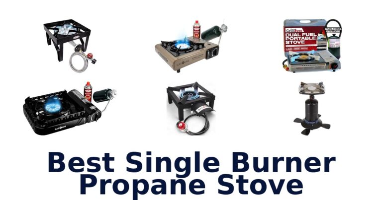 best single burner propane stove