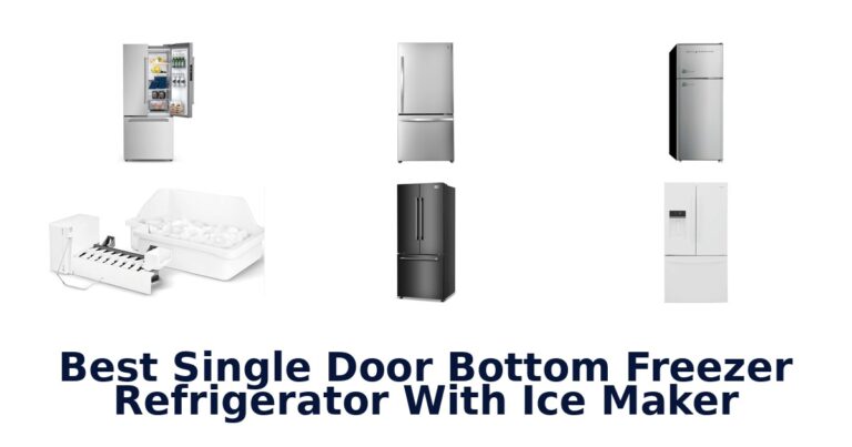 best single door bottom freezer refrigerator with ice maker