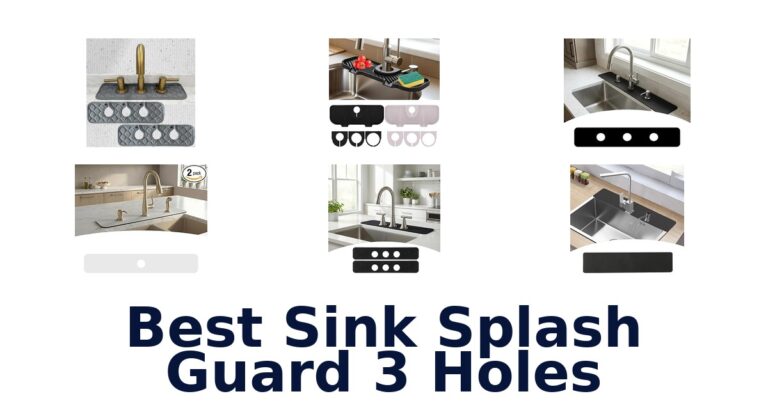 best sink splash guard 3 holes