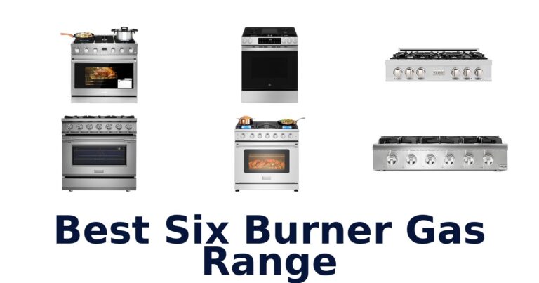 best six burner gas range
