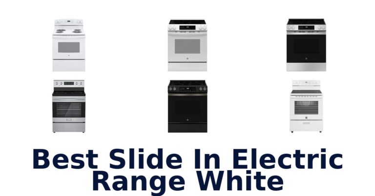best slide in electric range white