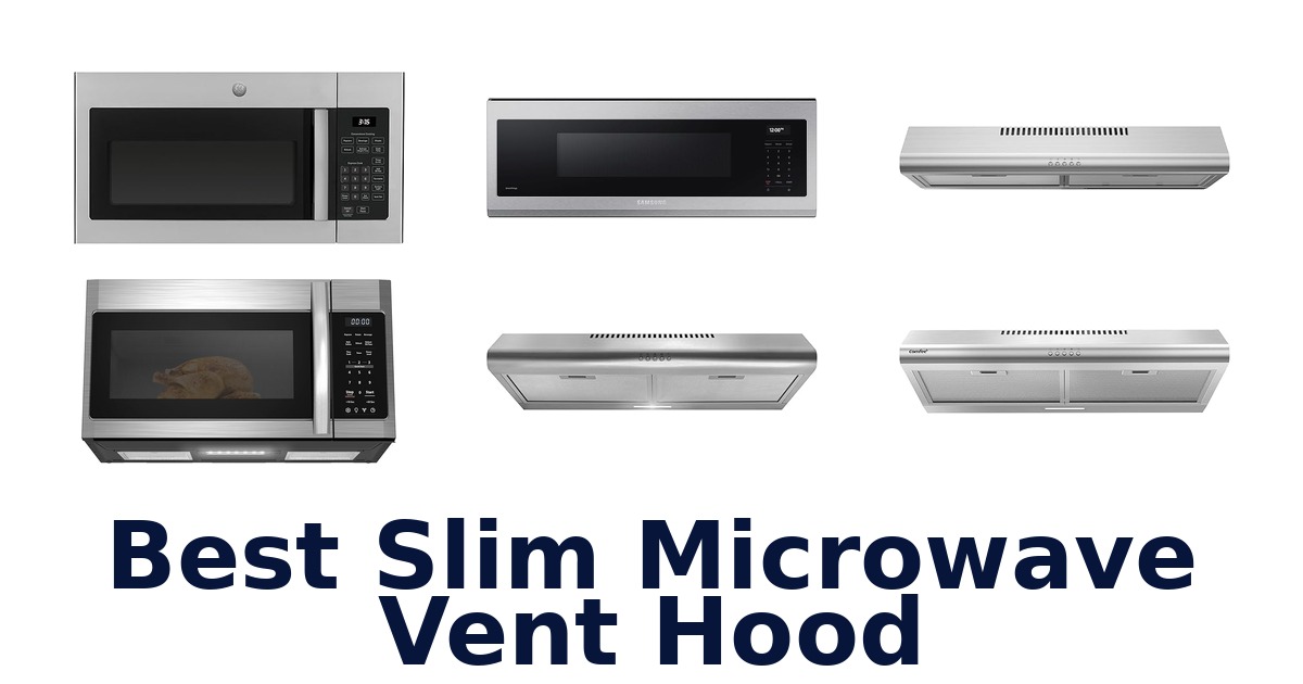 best slim microwave vent hood
