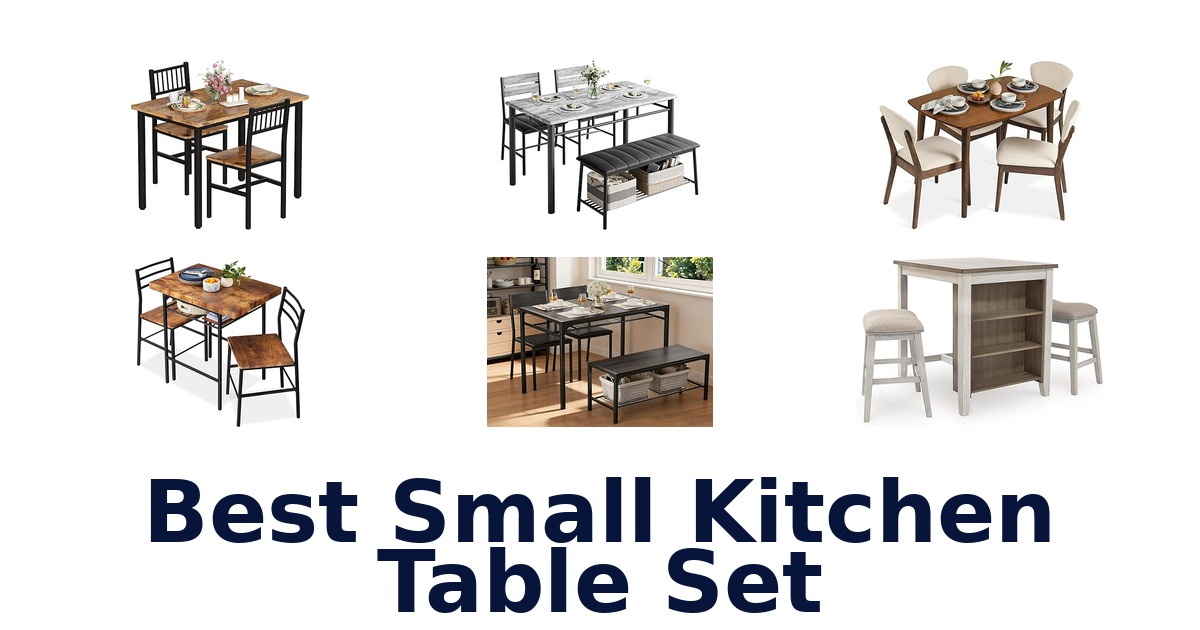 best small kitchen table set