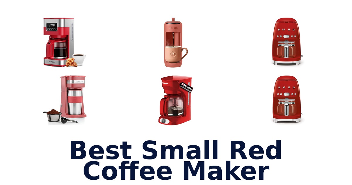 best small red coffee maker